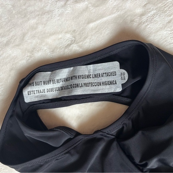 NWOT Kona Sol Black Strapless One-Piece Swimsuit – Size Medium - Picture 8 of 15